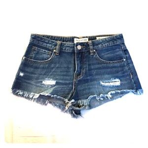 Denim shorts
